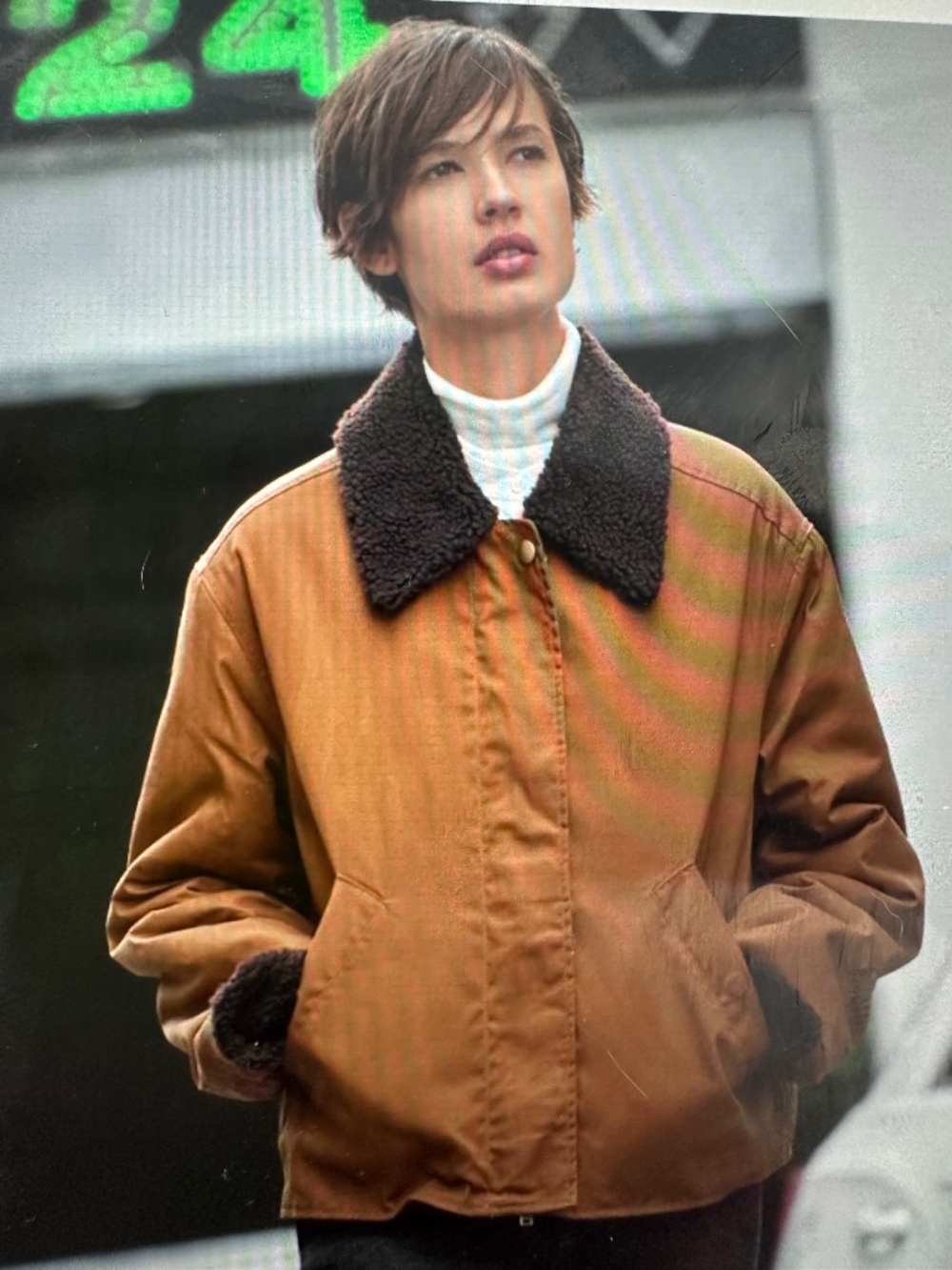 ZARA SHERPA JACKET